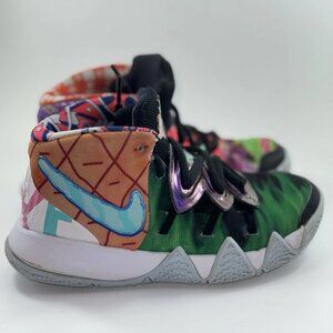 Nike Kyrie 5 SpongBob Squarepants Pineapple House Basketball Shoes Orange Peel